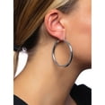 thumbnail image 4 of High Polish Hoop Earrings in 14K Gold, 4 of 4