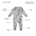 thumbnail image 4 of Member's Mark Baby 3-Pack Organic Cotton Sleep & Play, 4 of 9