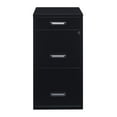 thumbnail image 5 of Hirsh 3-Drawer Letter Width Vertical File Cabinet with Pencil Drawer, Black, 5 of 21