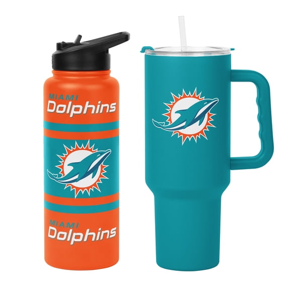 Logo Brands Miami Dolphins Tumbler Set