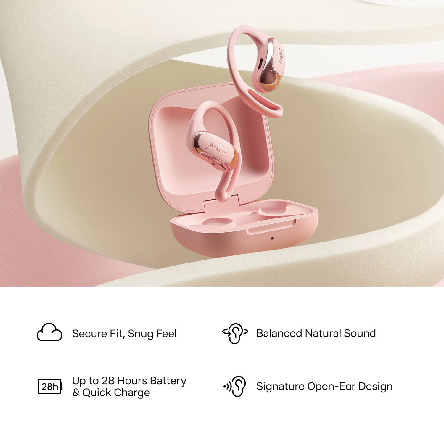 Shokz OpenFit Air Open-Ear True Wireless Earbuds - Samsclub.com