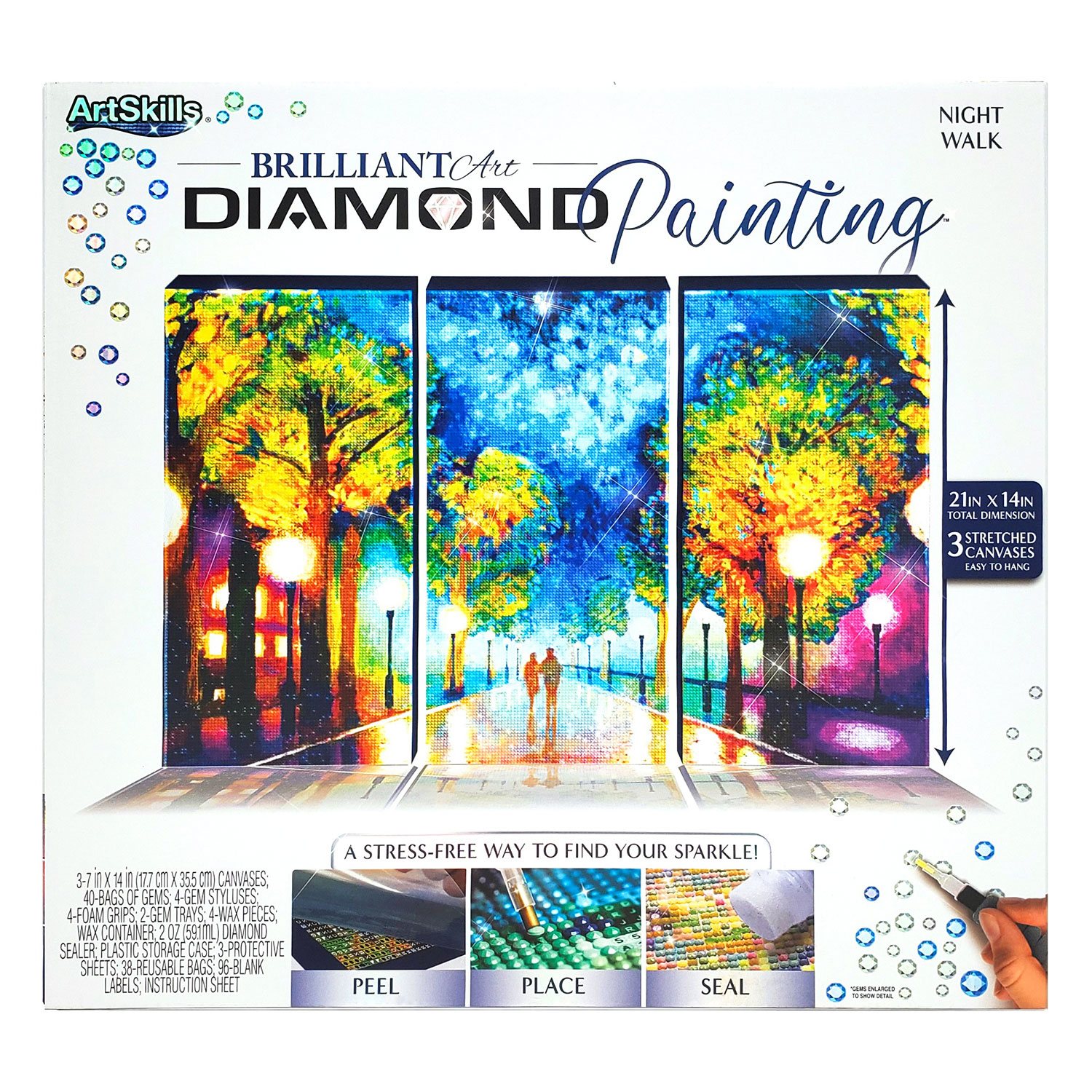 YSCOLOR Diamond Painting 5D Kit – Tiro Con L'Arco – 30x40cm – Tela HD Con Diamanti Rotondi – Completo Di Penna E Vassoio – Regalo Creativo
