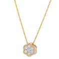 thumbnail image 2 of 0.50 CT. TW. Round Cut Flower Diamond Pendant in 14K Gold, 2 of 6