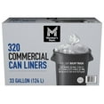 thumbnail interactive-video image 1 of Member's Mark 33 Gallon Commercial Can Liners, 320 ct., 1 of 6