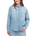 thumbnail image 1 of Seven7 Women's Denim Button Up, 1 of 9