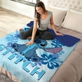 thumbnail image 3 of Kids Licensed 50" x 60" Cloud Faux Fur Throw Blanket, Assorted Characters, 3 of 6