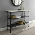 thumbnail image 3 of Crosley Furniture Madeleine Console Sofa Table, Black/White, 3 of 12