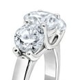 thumbnail image 4 of 0.96 CT. T.W. Round Cut 3-Stone Diamond Ring in 14K Gold, 4 of 7
