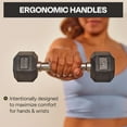 thumbnail image 4 of Centr 150 lb. Dumbbell Weight Set with Rack, 4 of 6