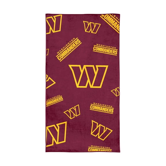 Logo Brands Washington Commanders 38"x72" Beach Towel