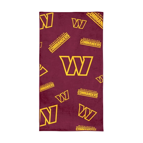Logo Brands Washington Commanders 38"x72" Beach Towel