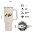 thumbnail image 3 of Logo Brands Purdue Boilermakers 40 oz. Stainless Steel Tumbler Set, 3 of 6