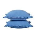 thumbnail image 3 of Draper James 2-Pack Solid Ruffle Decorative Pillows, 3 of 6