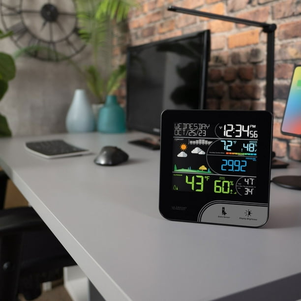 La Crosse Technology S85814 Wireless Color Forecast Station with Barometric Pressure