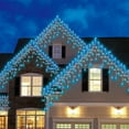 thumbnail interactive-video image 1 of Member's Mark 300ct LED Icicle Lights, 18' Lighted Length, Assorted Colors, 1 of 6