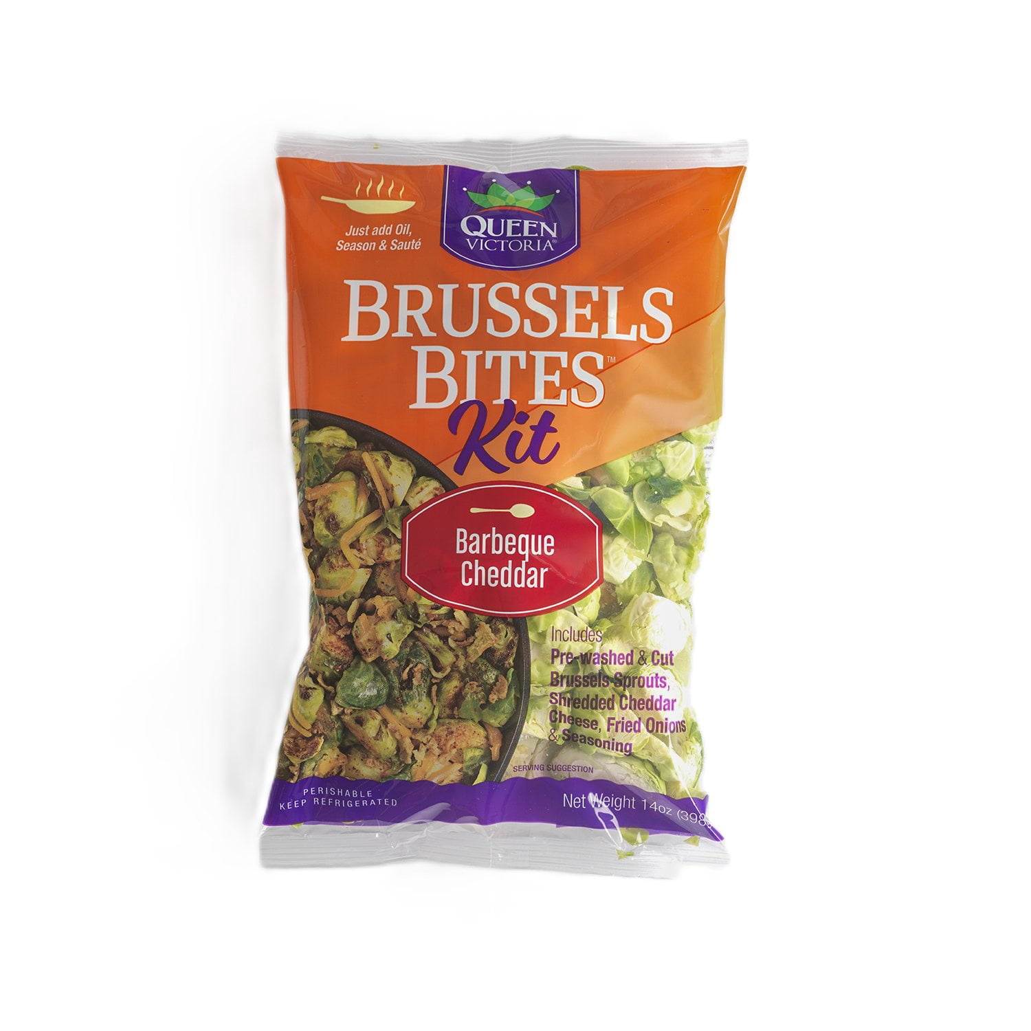 Queen Victoria BBQ Cheddar Brussels Sprouts Bites, 14 oz