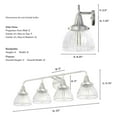 thumbnail image 4 of Hunter Cypress Grove Light Sconce Wall Light Fixture, Multiple Sizes, 4 of 8