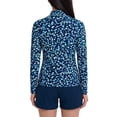 thumbnail image 3 of Lands' End Women's Quarter Zip Rashguard, 3 of 6