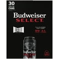 thumbnail image 4 of Budweiser Select Lager Beer, 12 fl. oz. can, 30 pk., 4 of 6