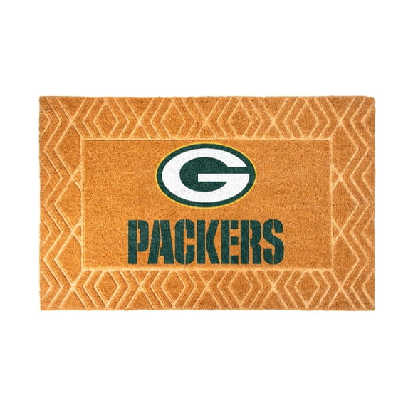 Logo Brands Green Bay Packers Coir Outdoor Mat