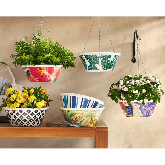 Member's Mark 14'' Hanging Flower Pot with Stainless Steel Chain