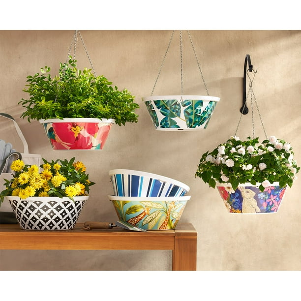 Member's Mark 14'' Hanging Flower Pot with Stainless Steel Chain -  Samsclub.com