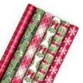 thumbnail image 1 of Hallmark Wrapping Paper Set - 6 Pack (Traditional Designs), 1 of 8