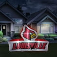 thumbnail image 3 of Logo Brands Louisville Cardinals Pre-Lit 7’x10’ Team Inflatable, 3 of 6