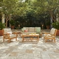 thumbnail image 2 of Cambridge Casual Catalina Teak Sofa Set, 5pc, 2 of 12