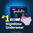 thumbnail image 14 of Goodnites Nighttime Bedwetting Underwear for Girls, Sizes Extra Small - Extra Extra Large, 14 of 17