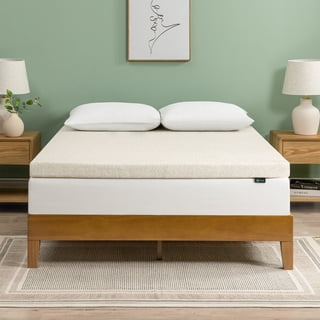 Zinus Night Therapy 3” Green Tea Mattress Topper with TENCEL Blend Cover, Assorted Sizes