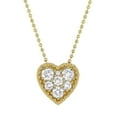 thumbnail image 1 of .50 CT. T.W. Round Cut Diamond Heart Pendant in 14K Gold, 1 of 8