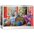 thumbnail image 1 of Knittin' Kittens Puzzle, 1000 Piece, 1 of 4