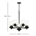 thumbnail image 4 of Enbrighten Ember Chandelier with 5 LED Bulbs by Ecoscapes, 4 of 6