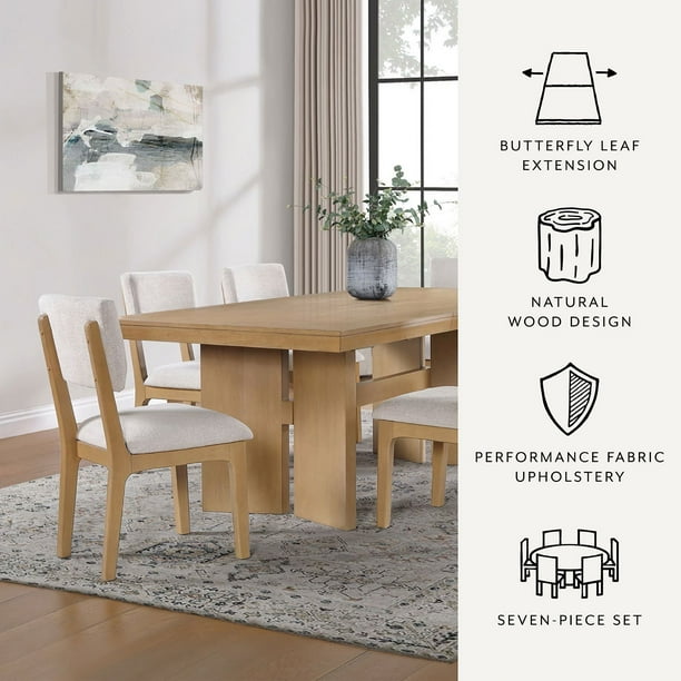 details by Becki Owens Dahlia 7-Piece Dining Set with Table and