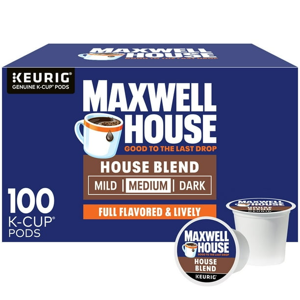 Maxwell House House Blend Medium K-Cup Coffee Pods 100 ct