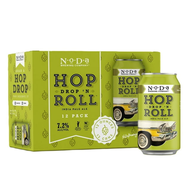 NoDa Brewing Co. Hop Drop n Roll Ale Beer, 12 fl. oz. can, 12 pk.