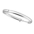 thumbnail image 3 of High Polished Hollow Bangle Bracelet in 14K Gold, 3 of 5