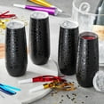 thumbnail interactive-video image 1 of Member's Mark 14oz. Stainless Steel Insulated Flute Tumblers with Lids, 4 Pack, Choose Color, 1 of 5