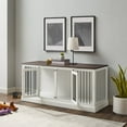 thumbnail image 3 of Crosley Furniture Winslow Medium Credenza Pet Crate, Assorted Colors, 3 of 15