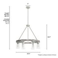 thumbnail image 4 of Hunter Devon Park with Clear Glass Chandelier Ceiling Light Fixture, 4 of 9