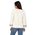 thumbnail image 3 of Vera Bradley Paisley Crew Neck Sweater, 3 of 6