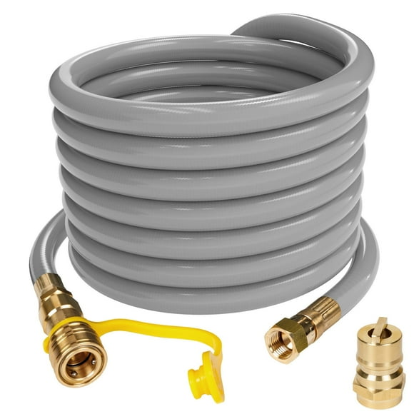 Westinghouse 15" or 25' Natural Gas Hose with Adapter, 1/2-Inch Diameter, For Westinghouse Tri Fuel Generators