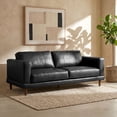 thumbnail image 1 of Society Den Hanson Leather Sofa, Assorted Colors, 1 of 9