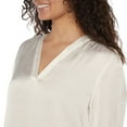 thumbnail image 5 of Express Women's Satin V-Neck Top, 5 of 7