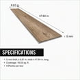 thumbnail image 13 of Select Surfaces Madison Waterproof 20 mil Luxury Vinyl Plank 5 mm Thick 6.81 in. W x 47.64 in. L (18.03 sq. ft. / carton), 13 of 14