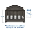 thumbnail image 6 of Simmons Kids Asher 6-in-1 Convertible Crib with Toddler Rail, Choose Color, 6 of 10