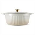 thumbnail image 3 of Tramontina 7-Qt Fluted Enameled Cast Iron Dutch Oven, 3 of 8