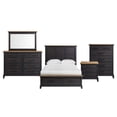 thumbnail image 2 of Society Den Johnshaven King Storage 3PC Bedroom Set in Espresso & Brown, 2 of 11