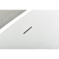 thumbnail image 4 of Left or Right Corner Freestanding Bath Tub and Shower Finnley 59‑in Acrylic Soaking Bathtub in White High‑Gloss, 4 of 10